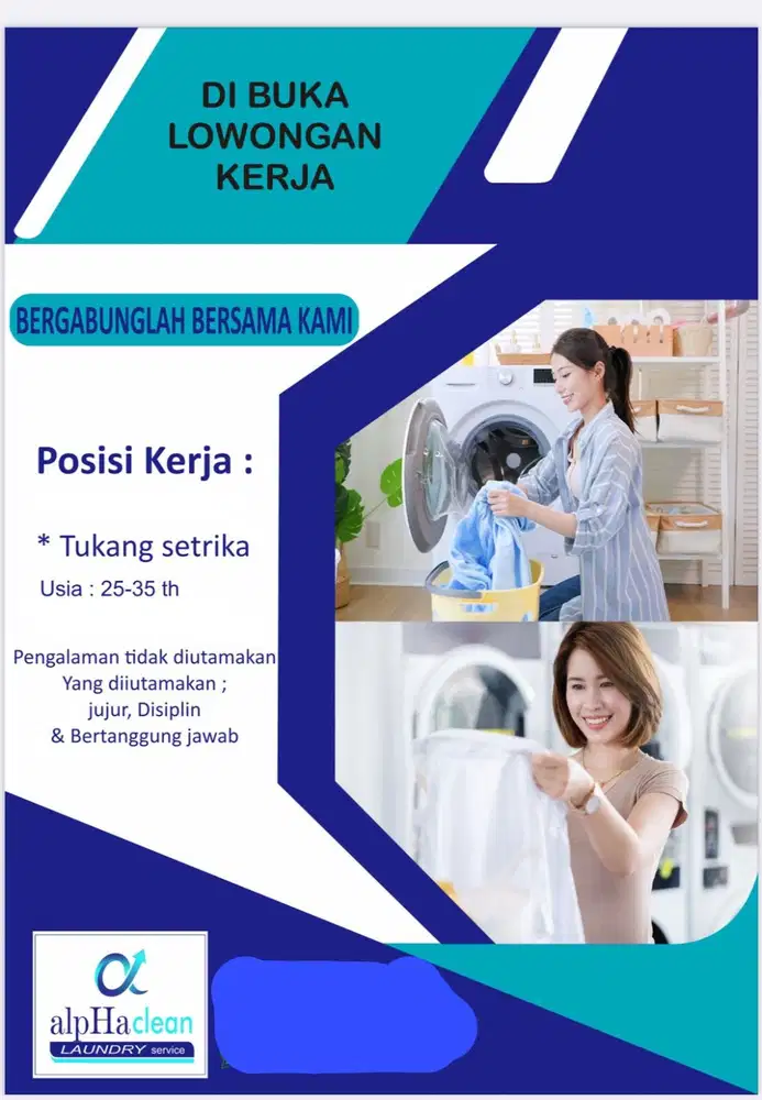 Pekerjaan Setrika Laundry
