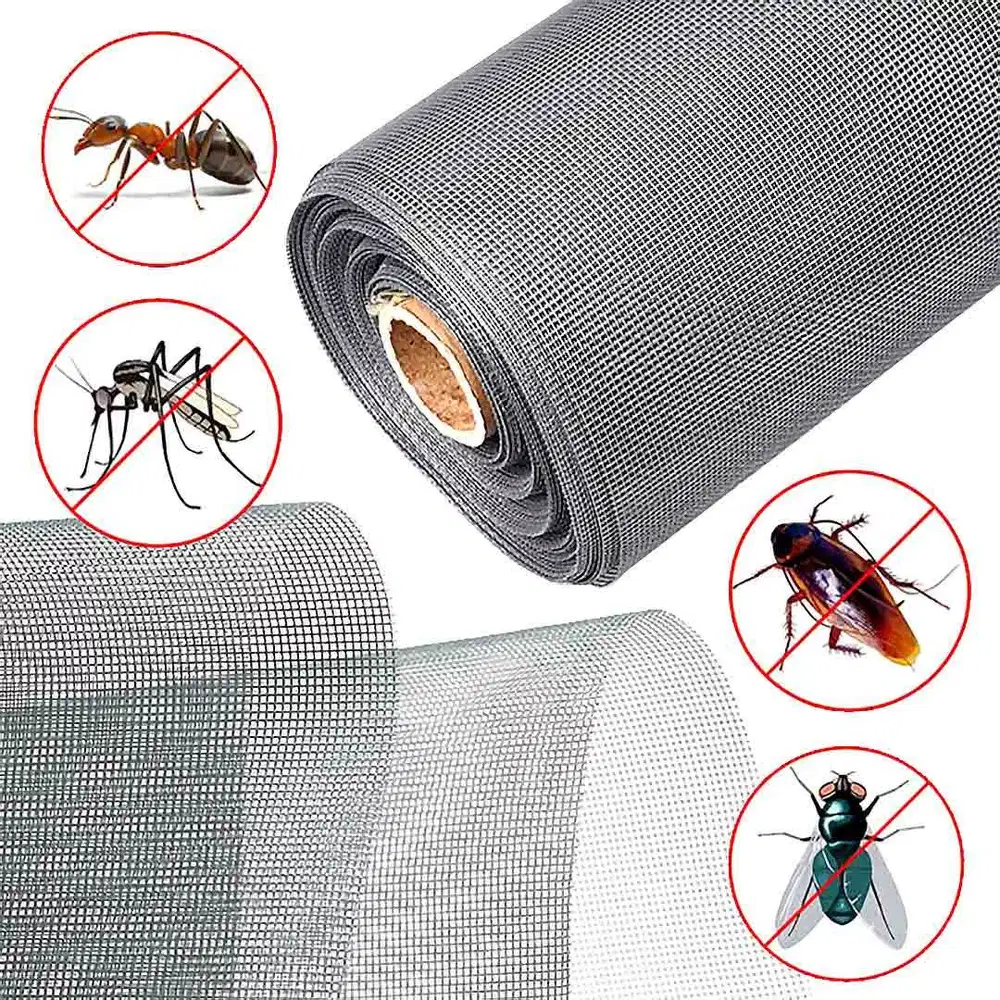 Kasa Nyamuk Jaring Jendela Ventilasi Mosquito Net PP Nano 1 x 1 M Gray