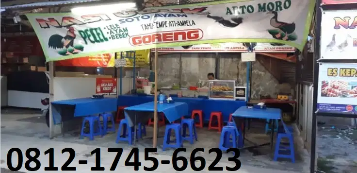 Lapak cocok untuk kuliner di Bekasi dkt Galaxy Lokasi jalan ramai