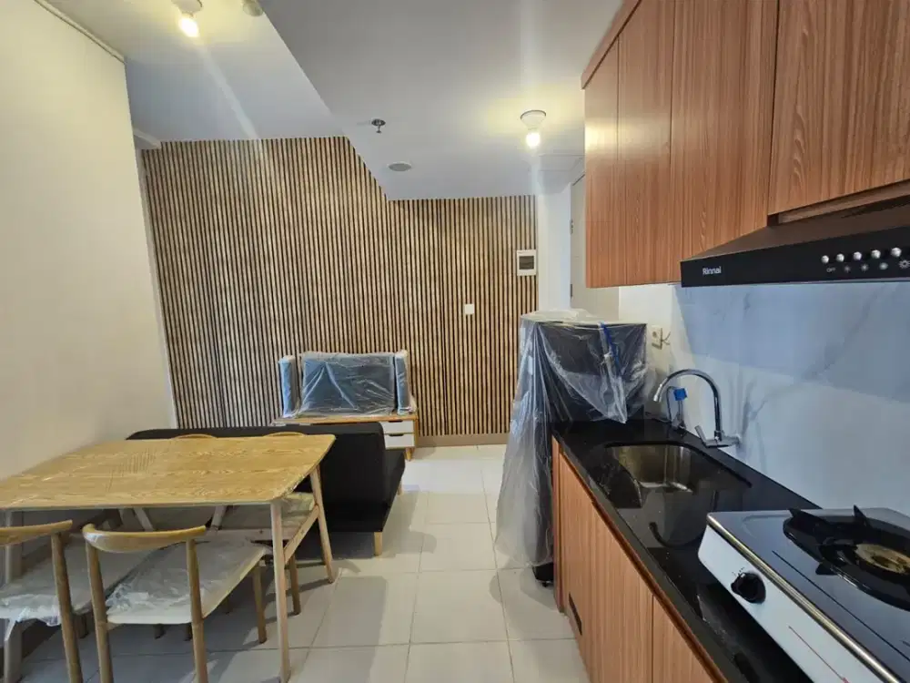 Disewakan  Brand New! Apartment Tokyo Riverside Type 2BR 36m2 Full Furnish Include Water Heater 2 AC Highzone  Harga 40 juta/tahun deposit 7jt