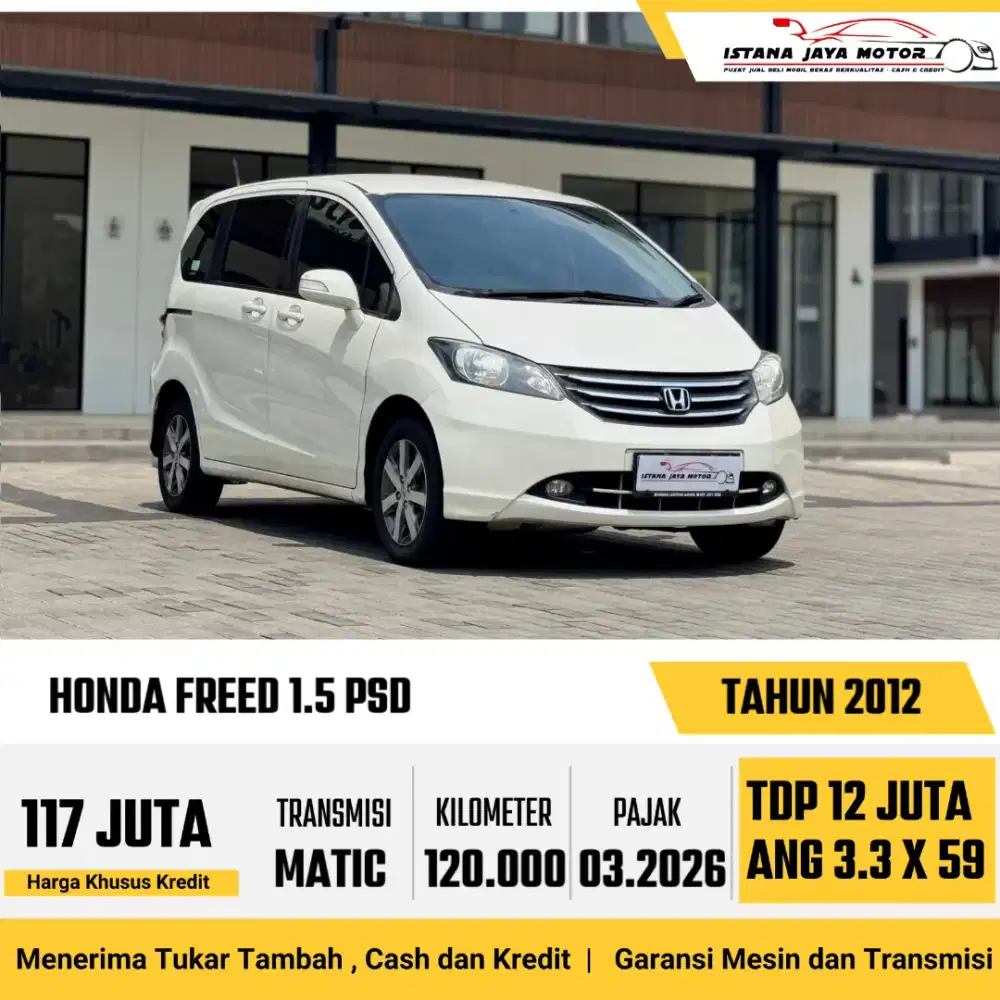 Honda Freed PSD AT th 2012 #istana jaya motor