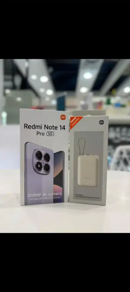 Promo redmi note 14 free powerbank 10.000 mha