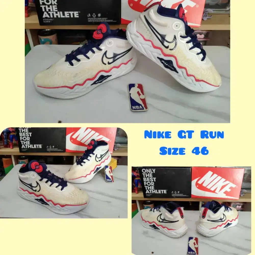 Sepatu Basket/Volly/Badminton Nike GT Run size 46