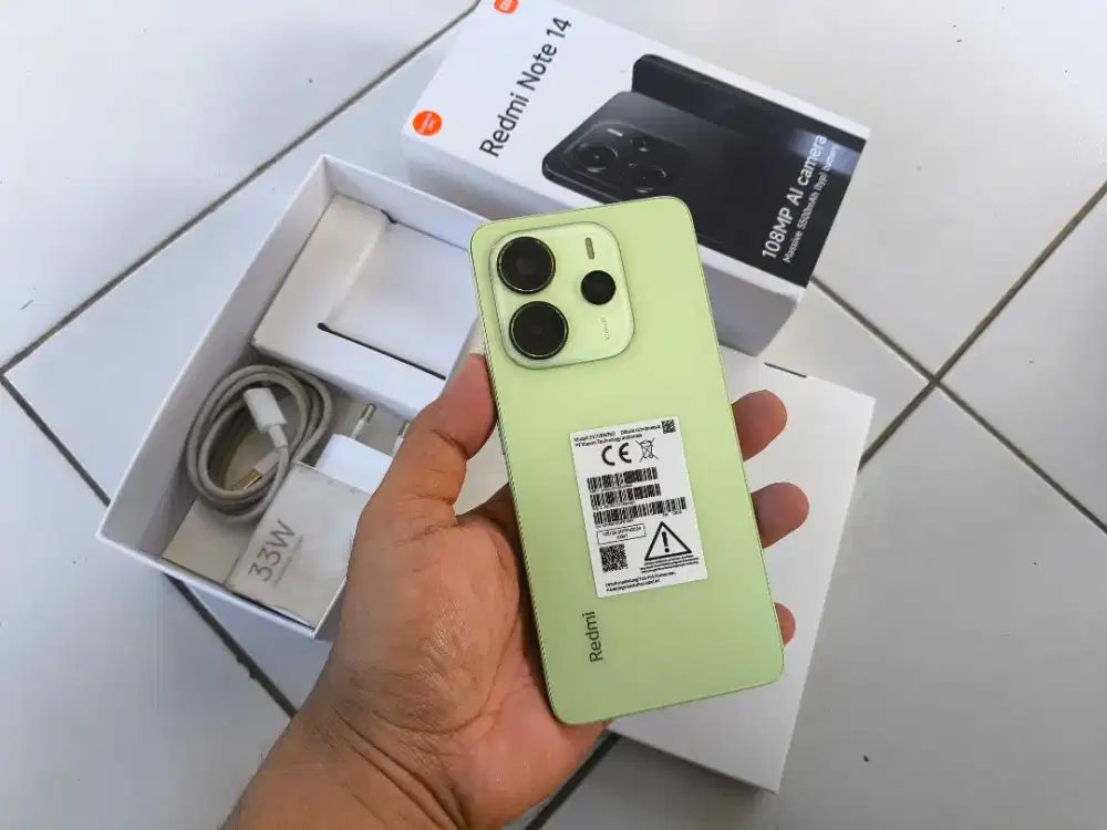 Xiaomi Redmi Note 14 8/128 Fullset Ori Garansi Resmi panjang