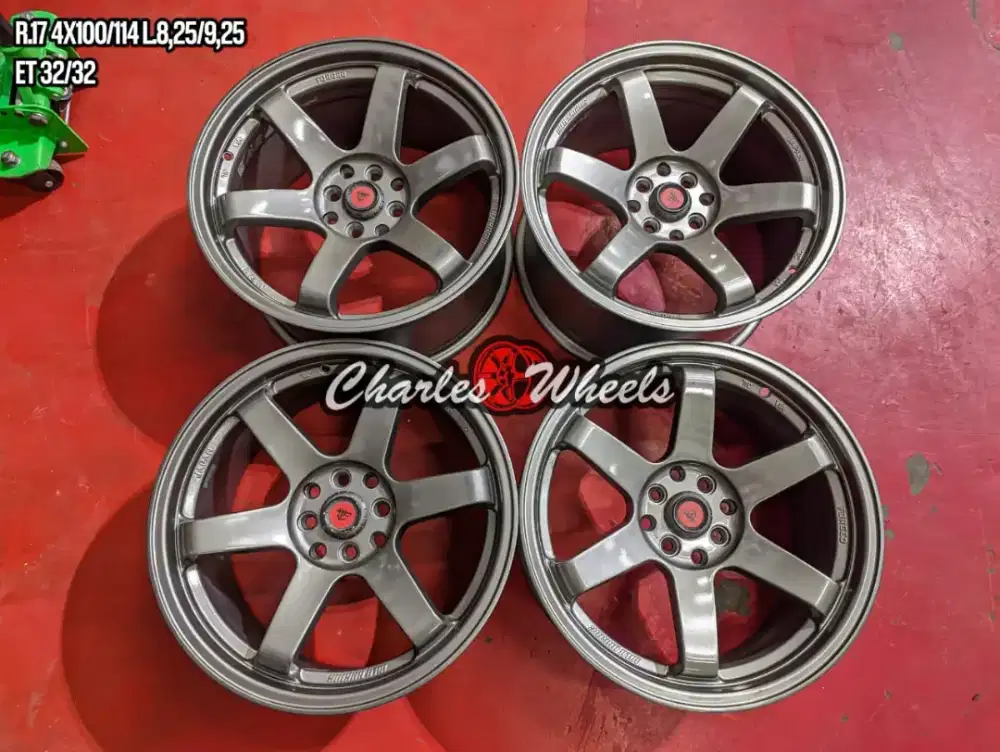 VELG TE37 RING 17 GREY
