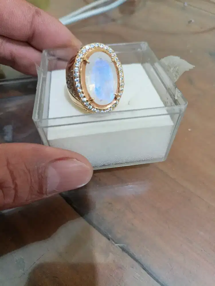 Batu Biduri bulan srilangka asli