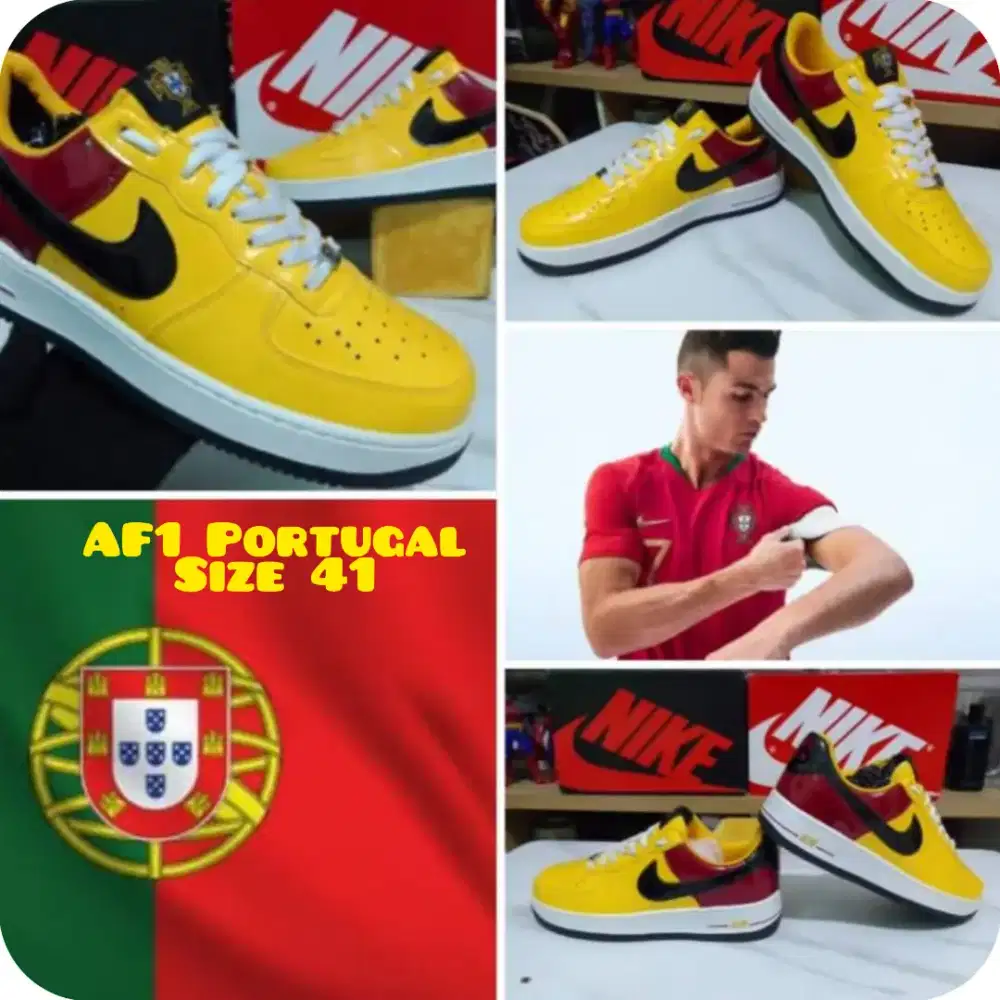 Nike Air Force 1 AF1 Portugal keren langka
