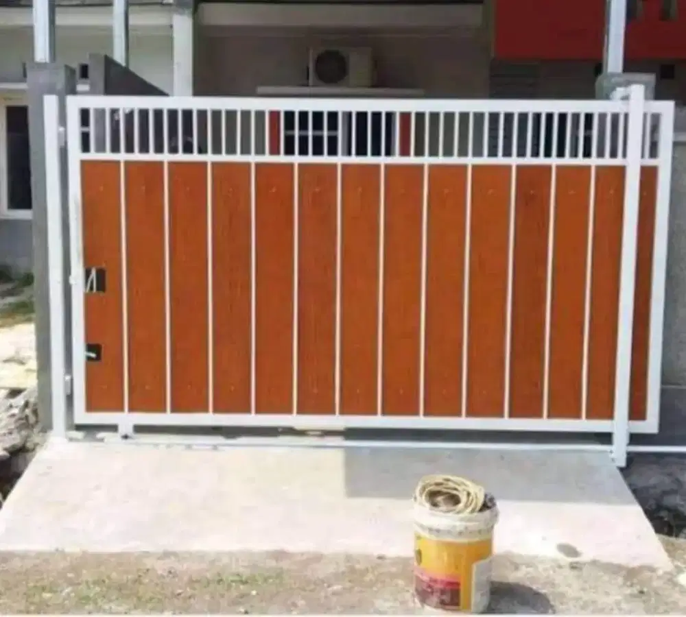 Pagar minimalis model lipat