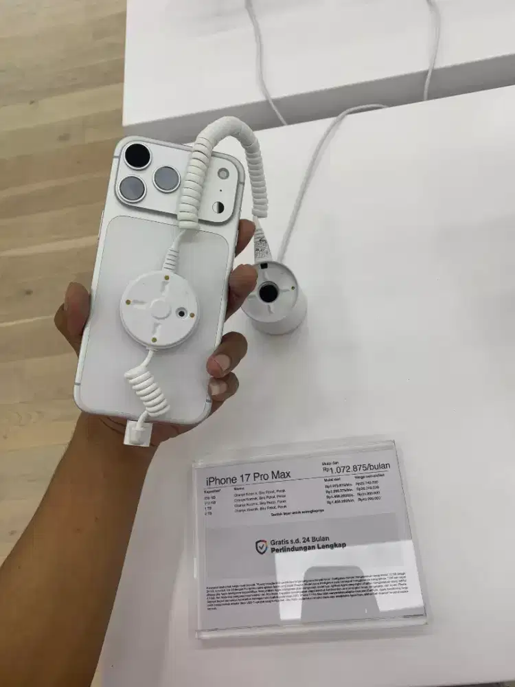 iphone 17 pro dan promax silver melayani cicilan murah tanpa dp bisa