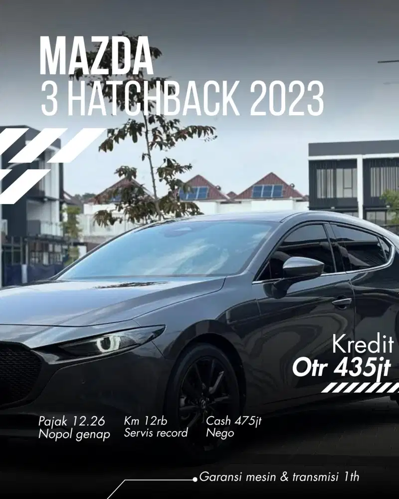 low km 12rb Mazda 3 hatchback skyactive 2023