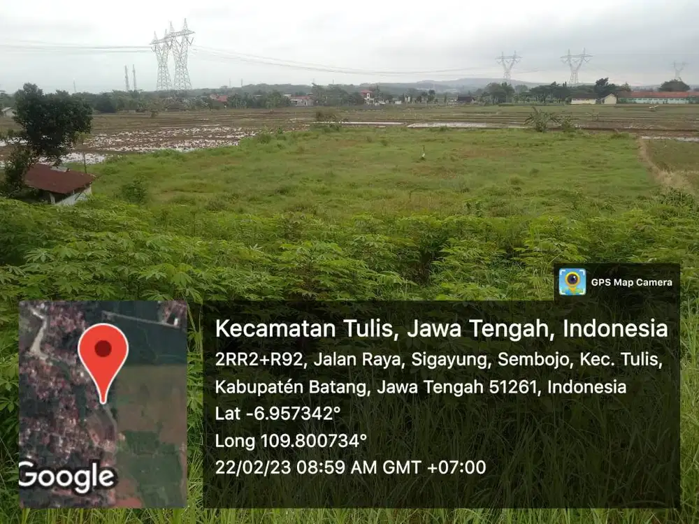 For Rent: 5,500 m² Land , Sembojo, Batang