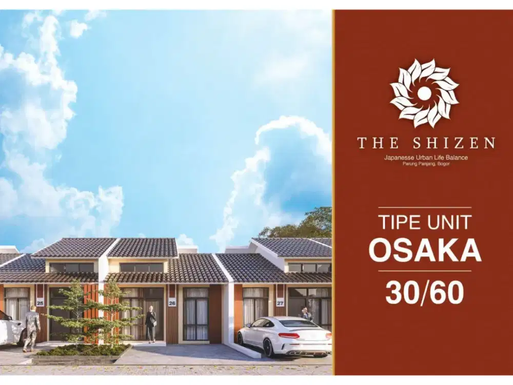 Rumah MEWAH Murah The Sizen - Free DP & biaya2 Selangkah ke stasiun parung panjang  Dan tol Legok