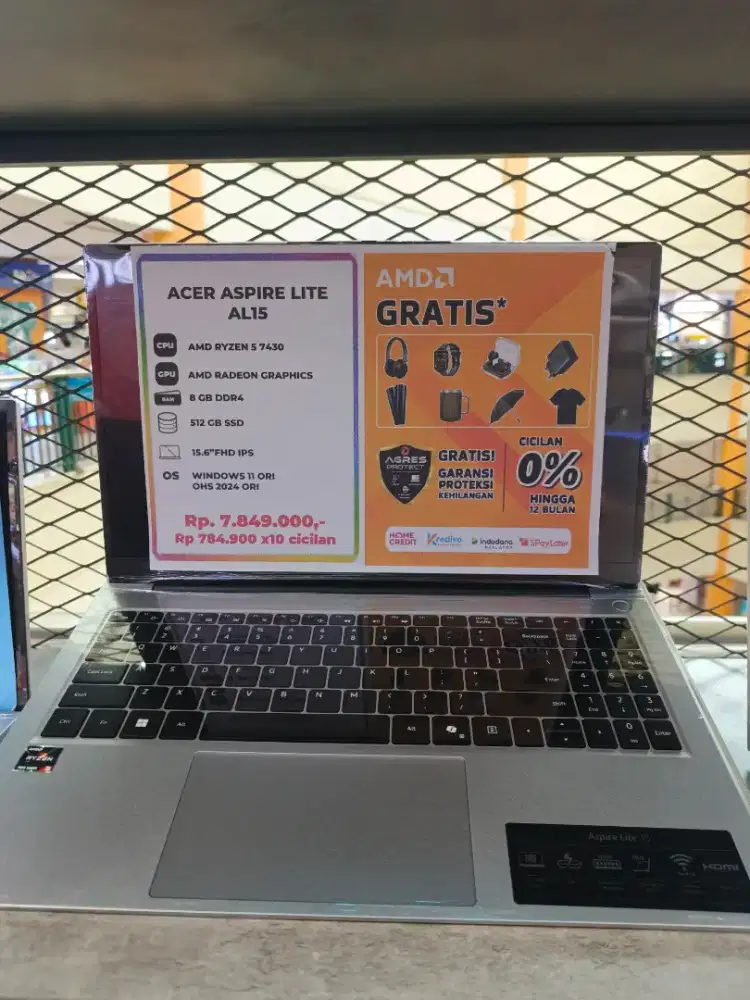 Laptop acer di home credir cukup bawa KTP saja