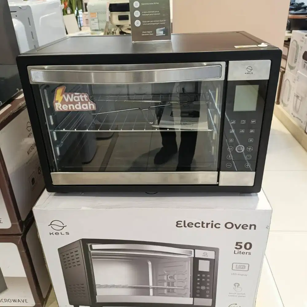 KELS DAWN DIGITAL ELEC OVEN 50L BLACK