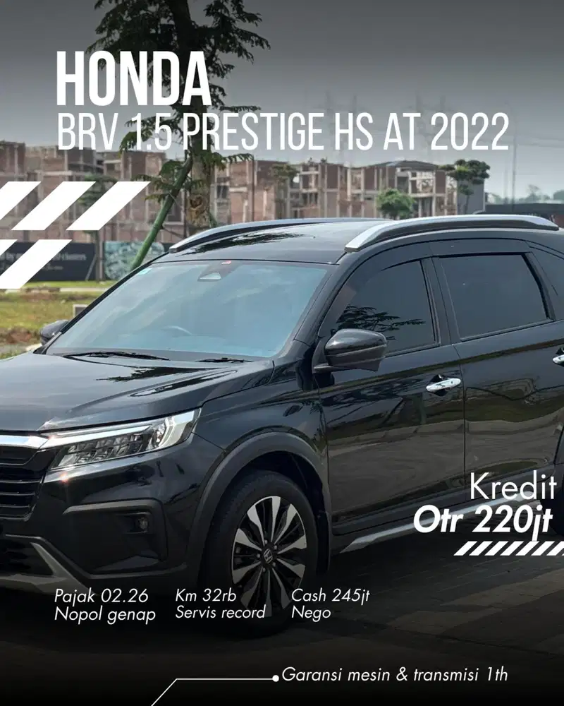 low km 32rb Honda Brv 1.5 prestige at 2022 Sensing