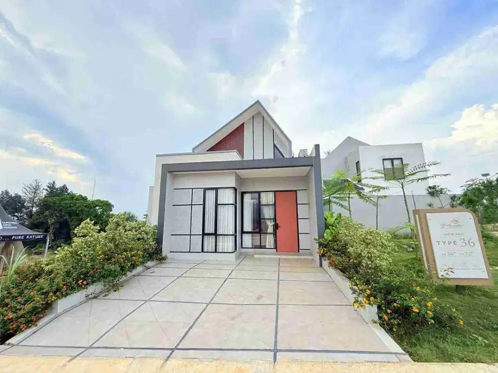 Dijual Rumah Modern Siap Huni, Lokasi di Sentul. Nyaman, Asri dan Sejuk