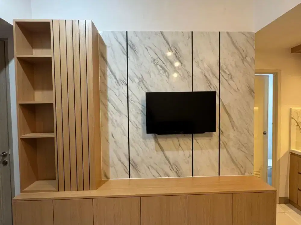 Disewakan Apartment Tokyo Riverside 1 BR Full Furnish bagus Low Zone Harga 47 juta/tahun