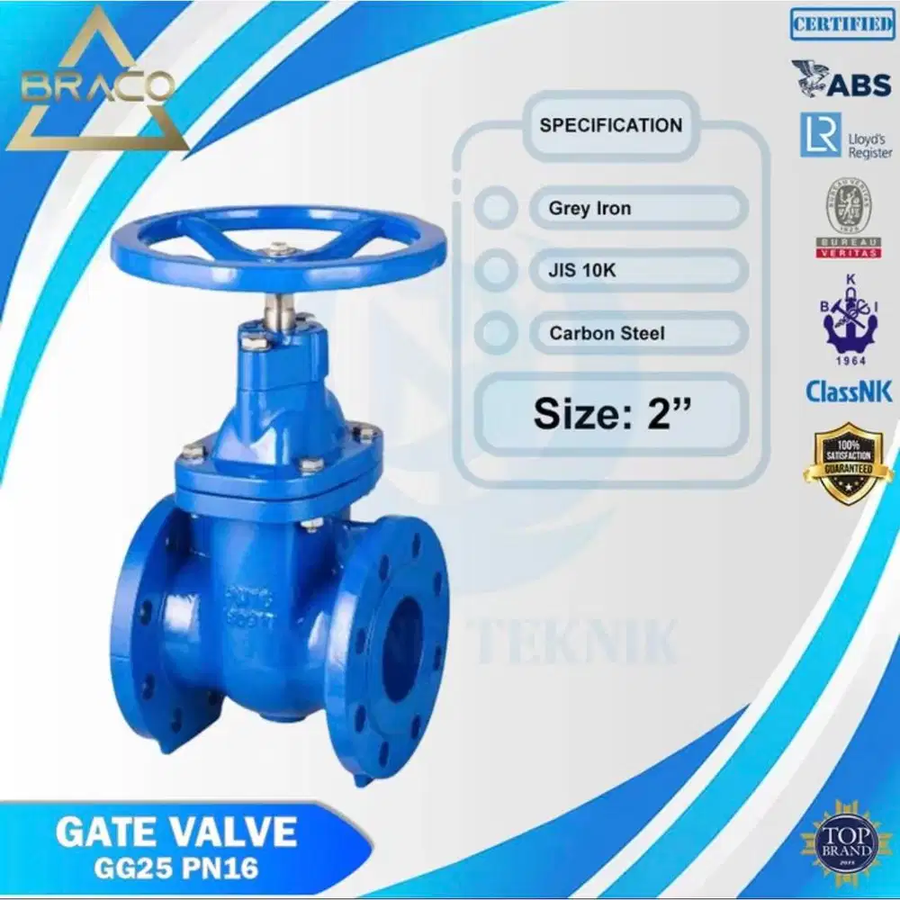 GATE VALVE GG25 JIS 10K DN 40