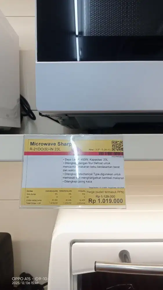 Promo home credit microwave elektrolux