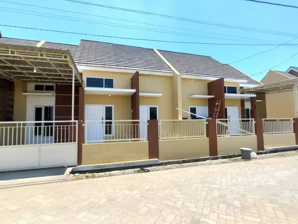 Rumah sukodono murah free pagar dan canopy