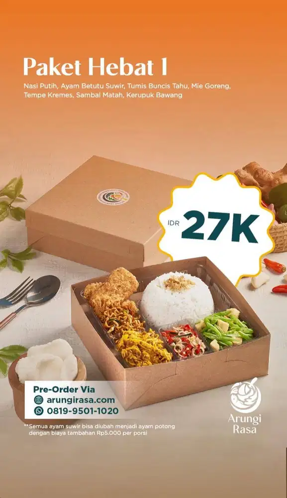 Nasi box catering dan acara keluarga