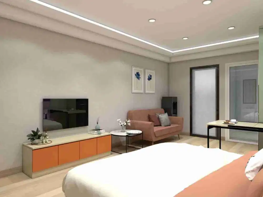 Sewa 3,7 jt / Bulan Apartemen Furnished lengkap