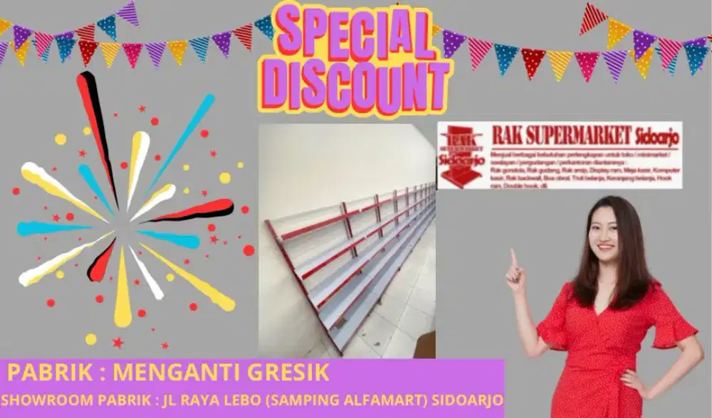 Rak minimarket gondrola