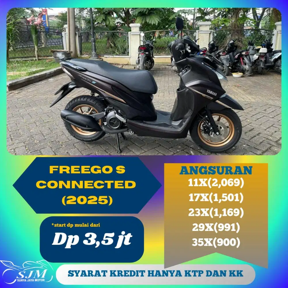 YAMAHA FREEGO S CONNECTED 2025 SIAP PAKAI