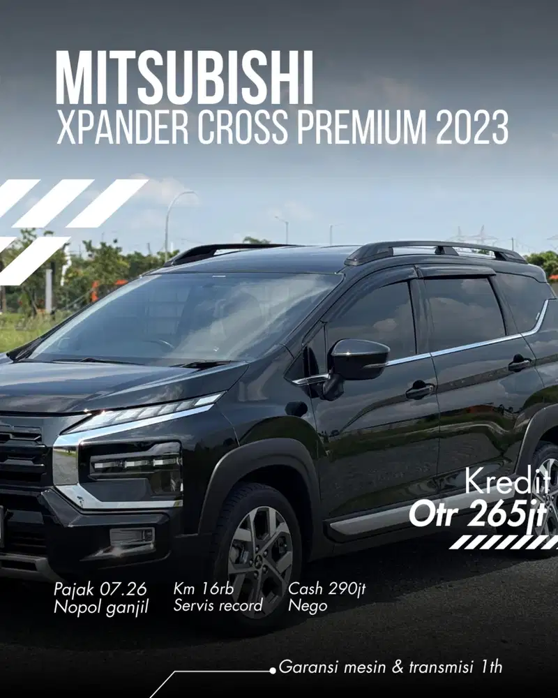 low km 16rb Mitsubishi Xpander 1.5 Cross Premium at 2023 Facelift