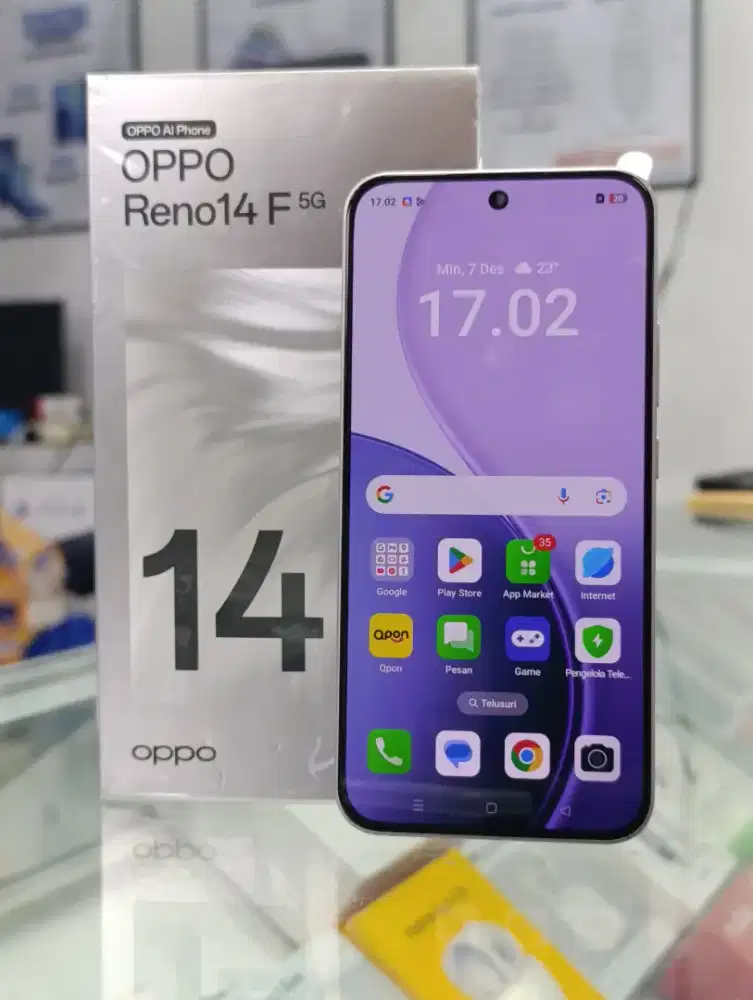 Oppo reno 14f 12/256gb 5 bulan pakai