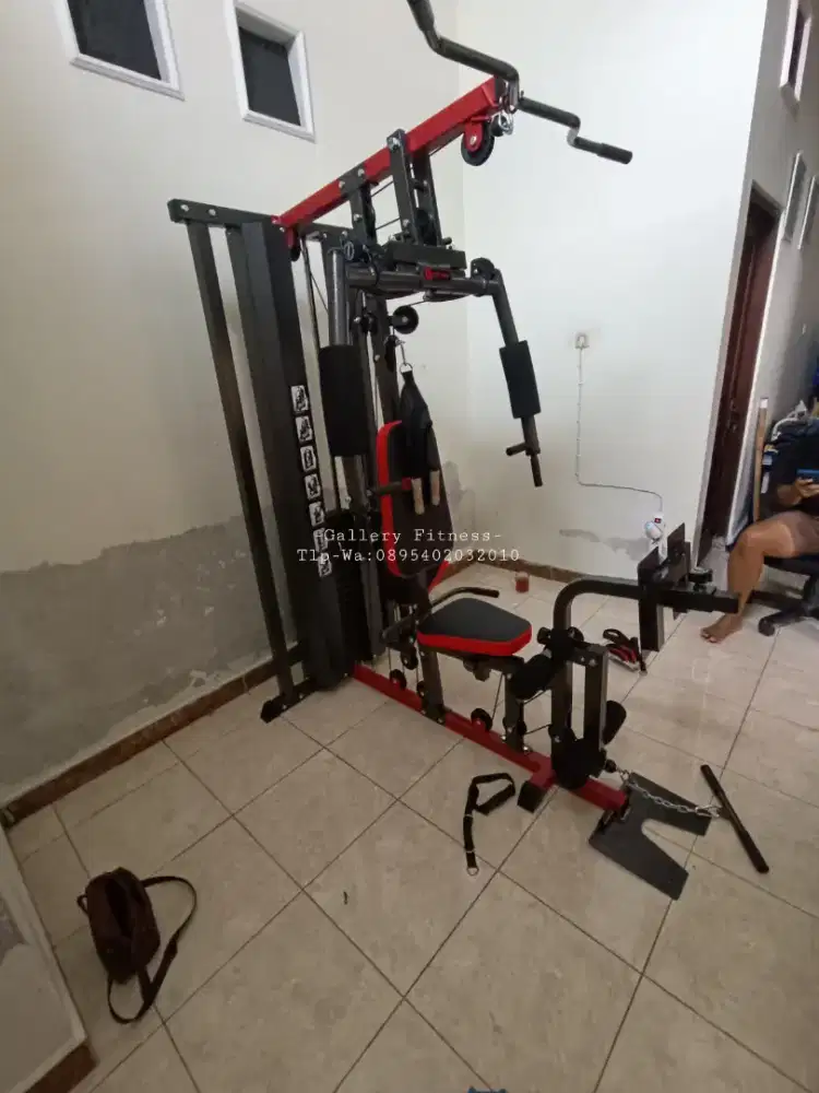 Alat fitness home gym 1 sisi leg pres