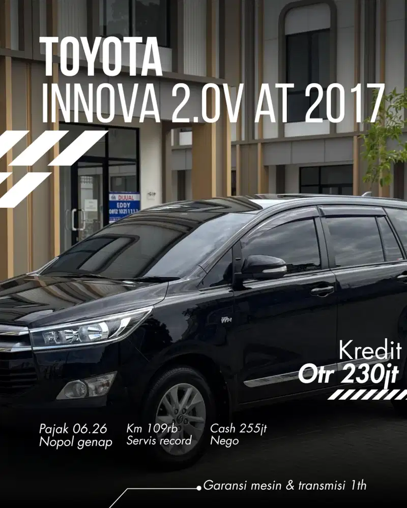 Toyota Innova 2.0 V at 2017 Bensin automatic
