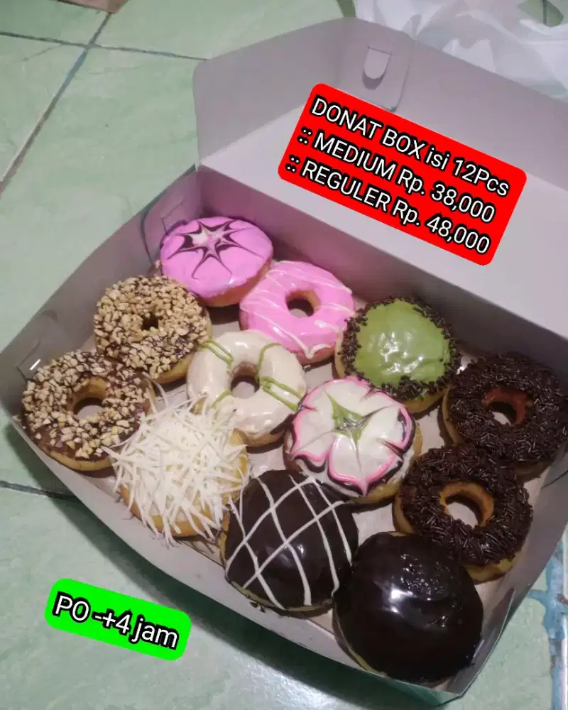Donat varian rasa mix