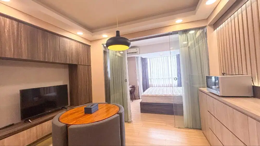Sewa Apartemen Skandinavia 1BR Full Furnished Lt 7 View Tangerang Kota