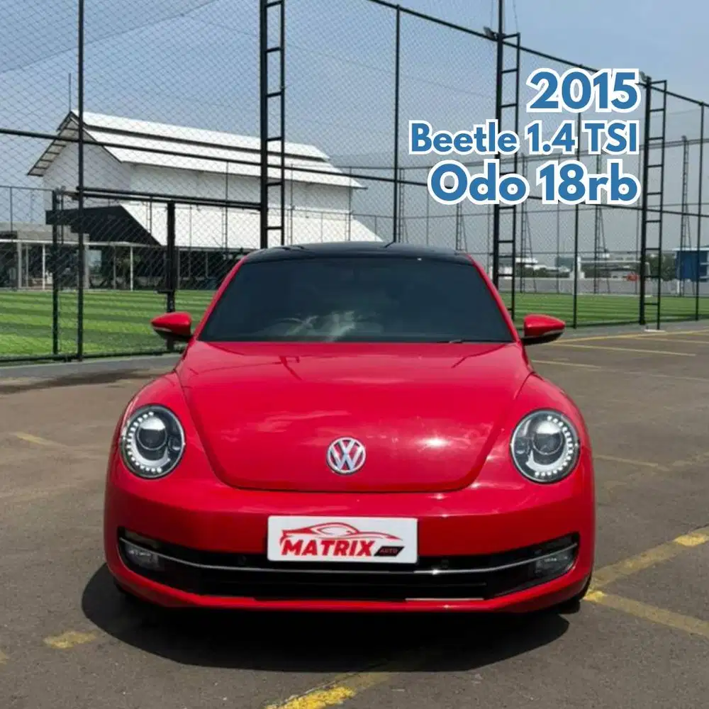 Volkswagen Beetle 1.4 TSI 2015 NIK 2014 Red on Black Merah VW TBeetle