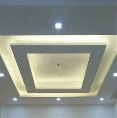 Partisi Jasa Tukang Pasang Wall Moulding Sekat Plafon PVC GRC Gypsum