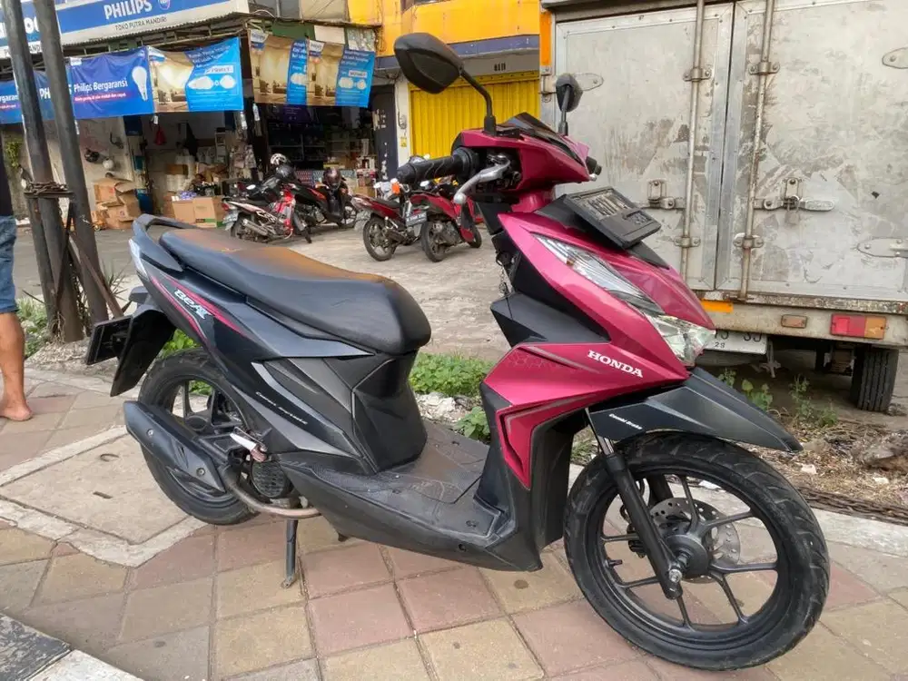 HONDA BEAT MAGENTA CBS ISS PGM LED FI 2021 SIAP PAKAI