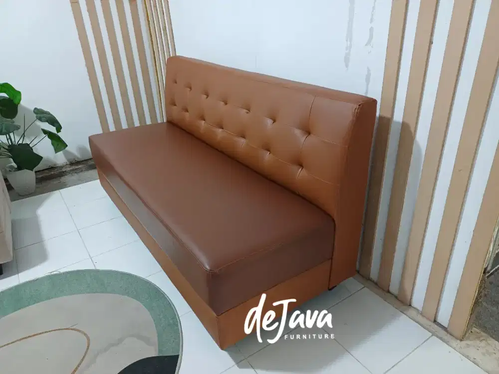 Sofa resto panjang 150cm cover vinil anti air