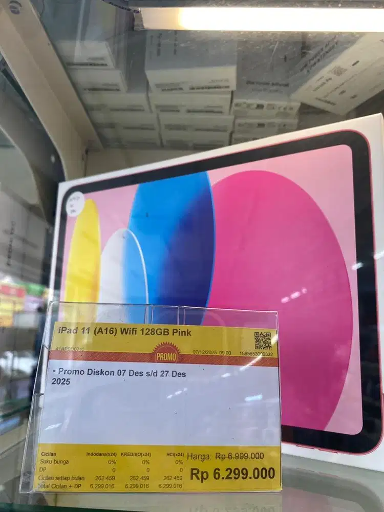 Bisa cicilan ipad 11 A16 wifi promo cicilan bunga 0%