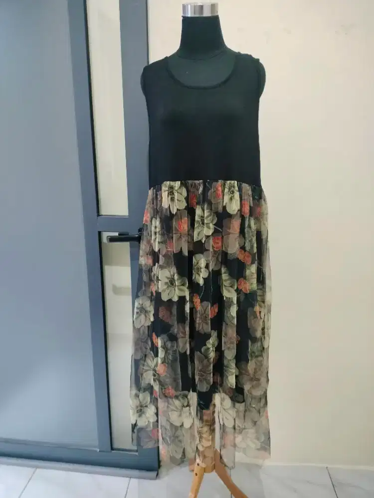 Dres cantik motif banyak yaa bun