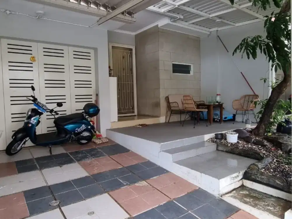 DIJUAL RUMAH CLUSTER VOLTA SCIENTIA GADING SERPONG SUDAH RENOVASI DAN SEMI FURNISH