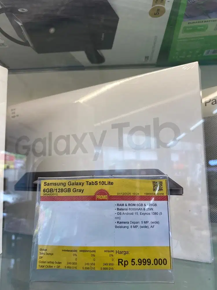 Bisa cicilan Samsung Galaxy TabS10 lite promo cicilan bunga 0%