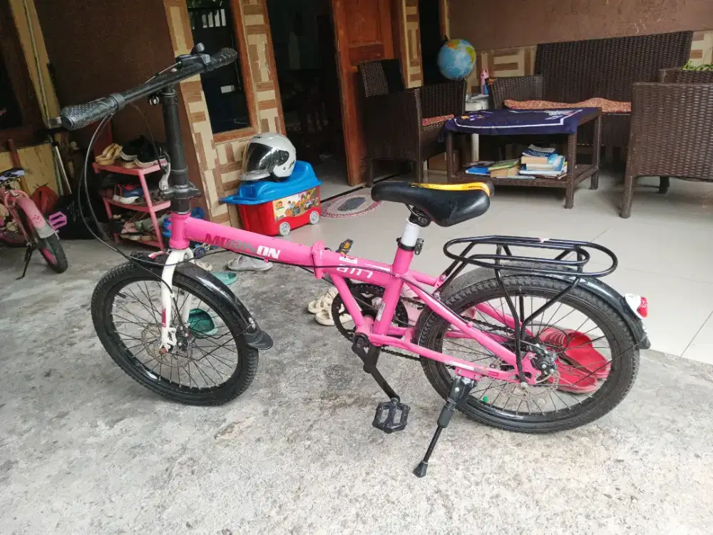 Sepeda Lipat Anak Morisa 8117 Pink