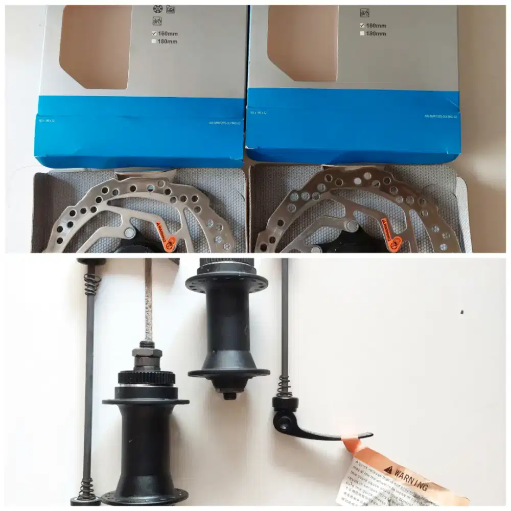 FreeHub & Rotor disc set Shimano, copotan Polygon Xtrada 6, OriginaL,