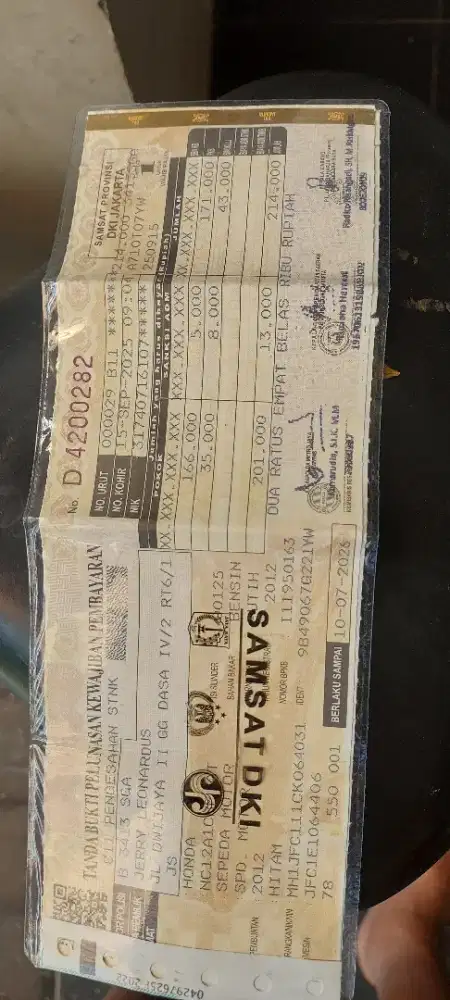 Honda vario 125 CBS thn 2012