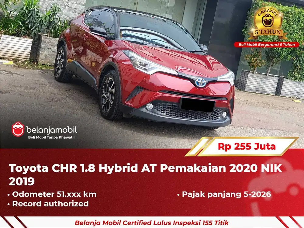 [ GARANSI 5TH ] Toyota CHR C-HR 1.8 Hybrid AT 2019 2020