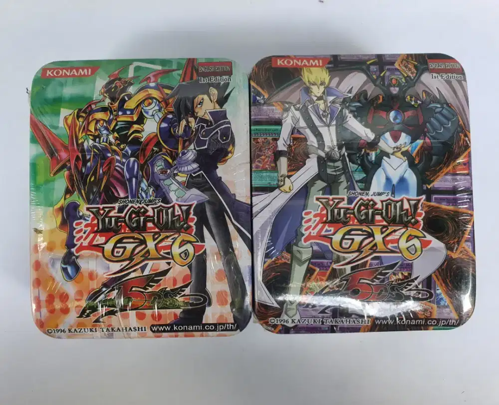 Kartu Yugioh GX-6 Bungkus Kaleng Segel ENGLISH EDITION 1st edition