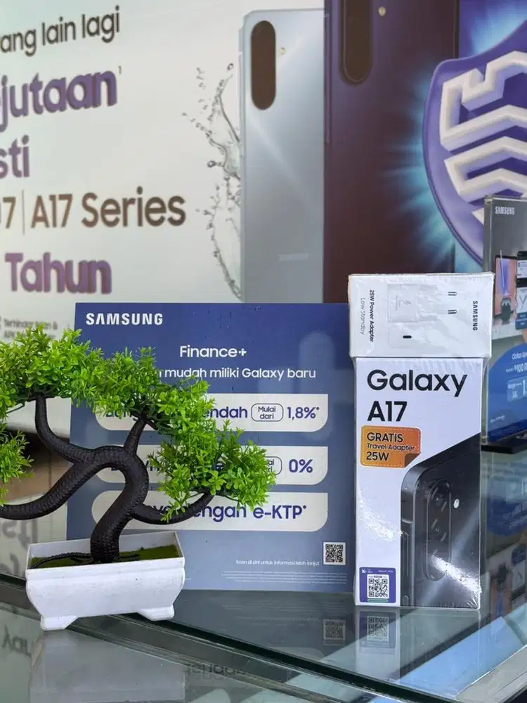 SAMSUNG A17 4G 8/128 NEW SERIES READY GARANSI RESMI