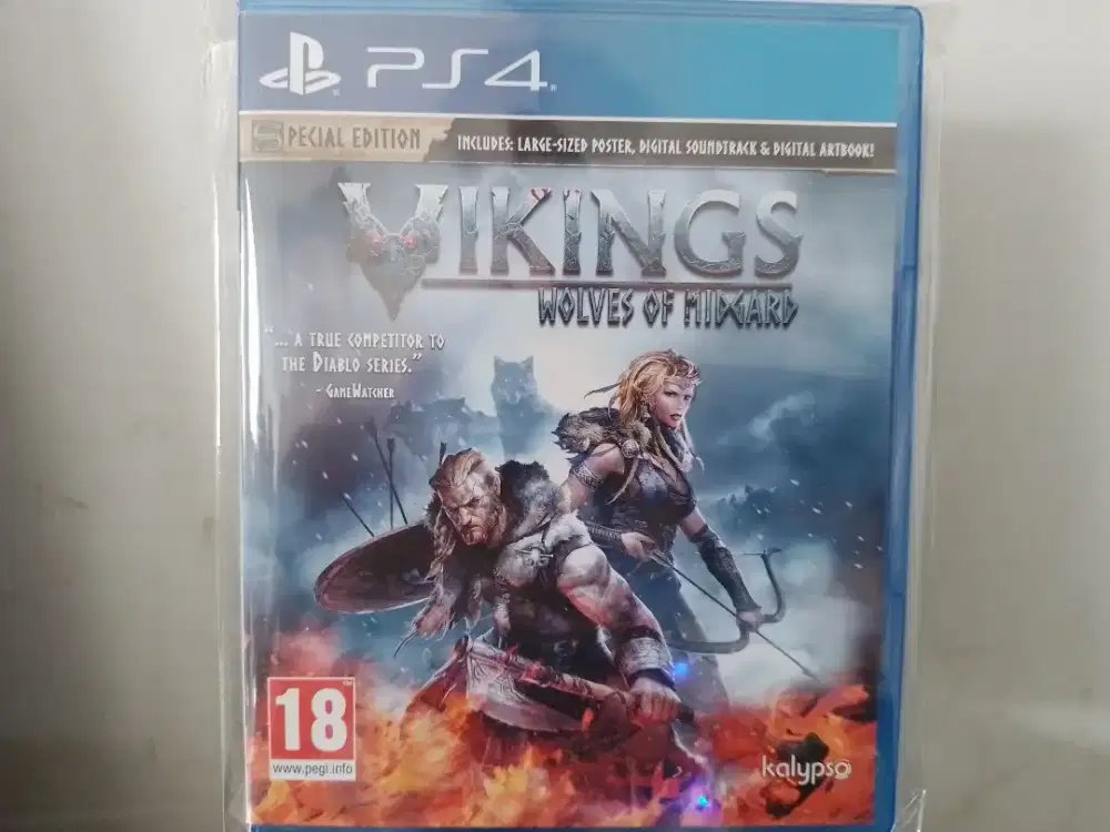 Kaset Ps4 Vikings Wolves Of Mixard