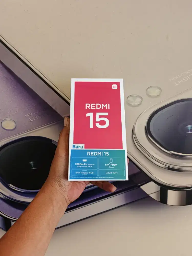 [ Fast respon WA ] Xiaomi Redmi 15 NFC 8+8/128 Garansi resmi 15bln